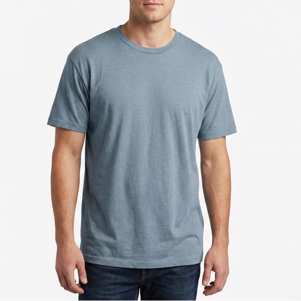 Fresh Clean Tees T-Shirt Mens 2XL Teal Cotton Crew Neck Short Sleeve Pullover